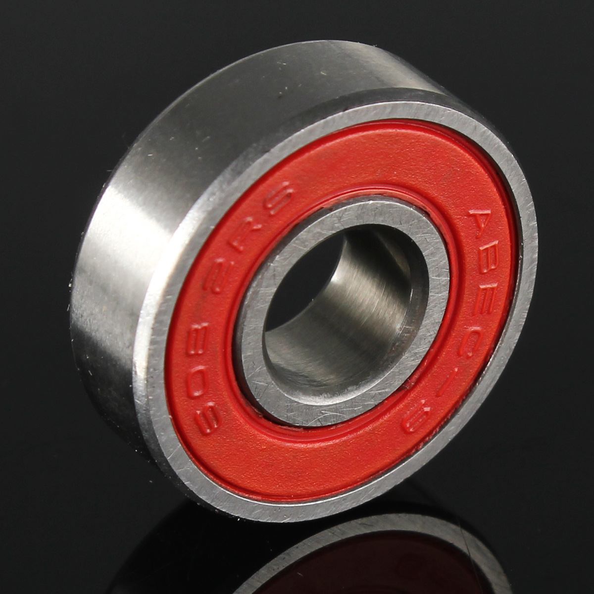 608RS Roulement 8 X 22 X 7 Mm ABEC-9 Rouge Scellé Avec Roulements à Billes à Graisse, Haute Vitesse 608-2RS Pour Skateboard (pick De 8 Pièces) (BLUE