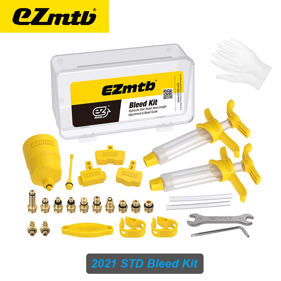 Ezmtb 2023 Pro 2024 Lite MTB Road Fiets Hydraulische Schijfrem Olie Bleed Kit Tools Voor SHIMANO SRAM Avid Fiets Rem reparatie Tool: Black