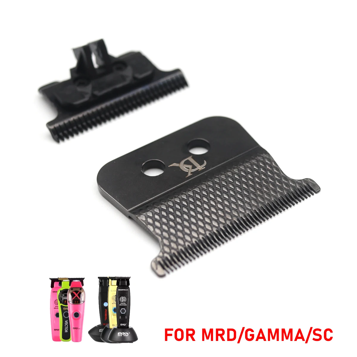 Professioneller Haarschneider Original Blade Haarschneidemaschine Zero Gapper Austauschbarer Schneidkopf für SC/Gamma: green