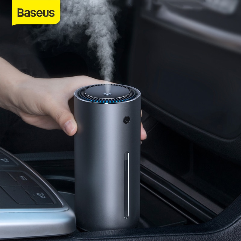 Baseus Auto Luchtbevochtiger 300Ml Luchtreiniger Luchtverfrisser Aroma Essentiële Olie Diffuser Nano Spray Voor Home Office Auto Luchtreiniger Met usb