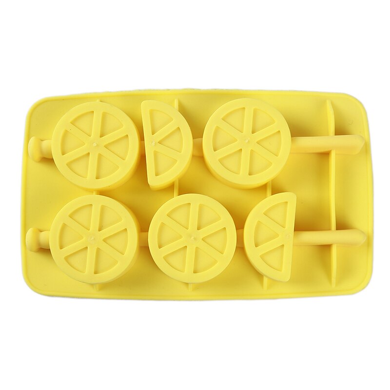 Ice Cube Tray 6 Cubes TPR Ice Cube Maker Mold With Lid For Ice Party Whiskey Cocktail Cold Drink