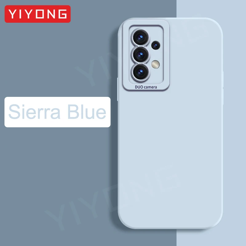 For Samsung A52 A53 Case YIYONG Original Liquid Silicone Soft Cover For Samsung Galaxy A52 s A52s A55 A54 5G A 52 53 Phone Cases: EVA / Dark Red