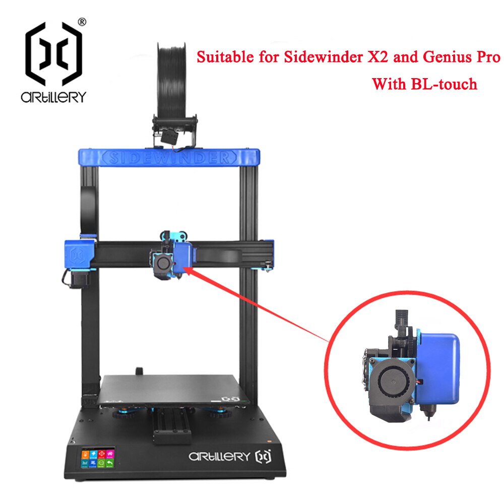 Artillery sidewinder  x2 och genius pro extruder kit, automatisk utjämning