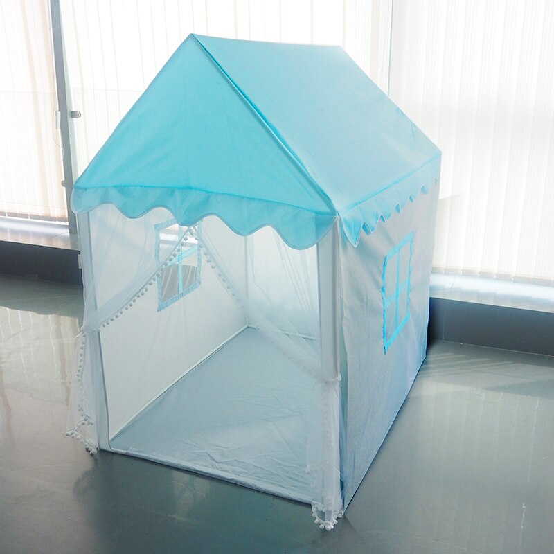 Nordique enfants jouer tente rose princesse château jouer maison Tipi Enfant intérieur bébé filles berceau baldaquin Net lit tente enfants chambre décor: WJ4081D