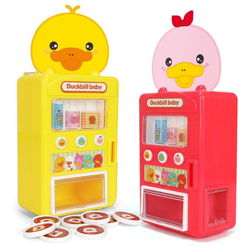Speelgoed Vogelbekdier Automaat Kinderen Speelhuis Puzzel Muntautomaten Drankautomaat Jongen Meisjes Speelgoed