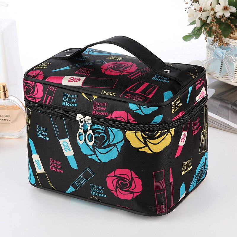 Bolsa Neceser multifuncional de viaje para cosméticos, bolsa de almacenamiento de gran capacidad, simple bolsa de limpieza y belleza impermeable, organizador de maquillaje: 09