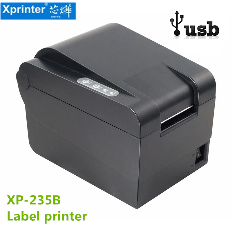 Xprinter 235B Bar Code Printer Ondersteuning Ontvangst Pos Tweedimensionale Code Sticker Label Afdrukken