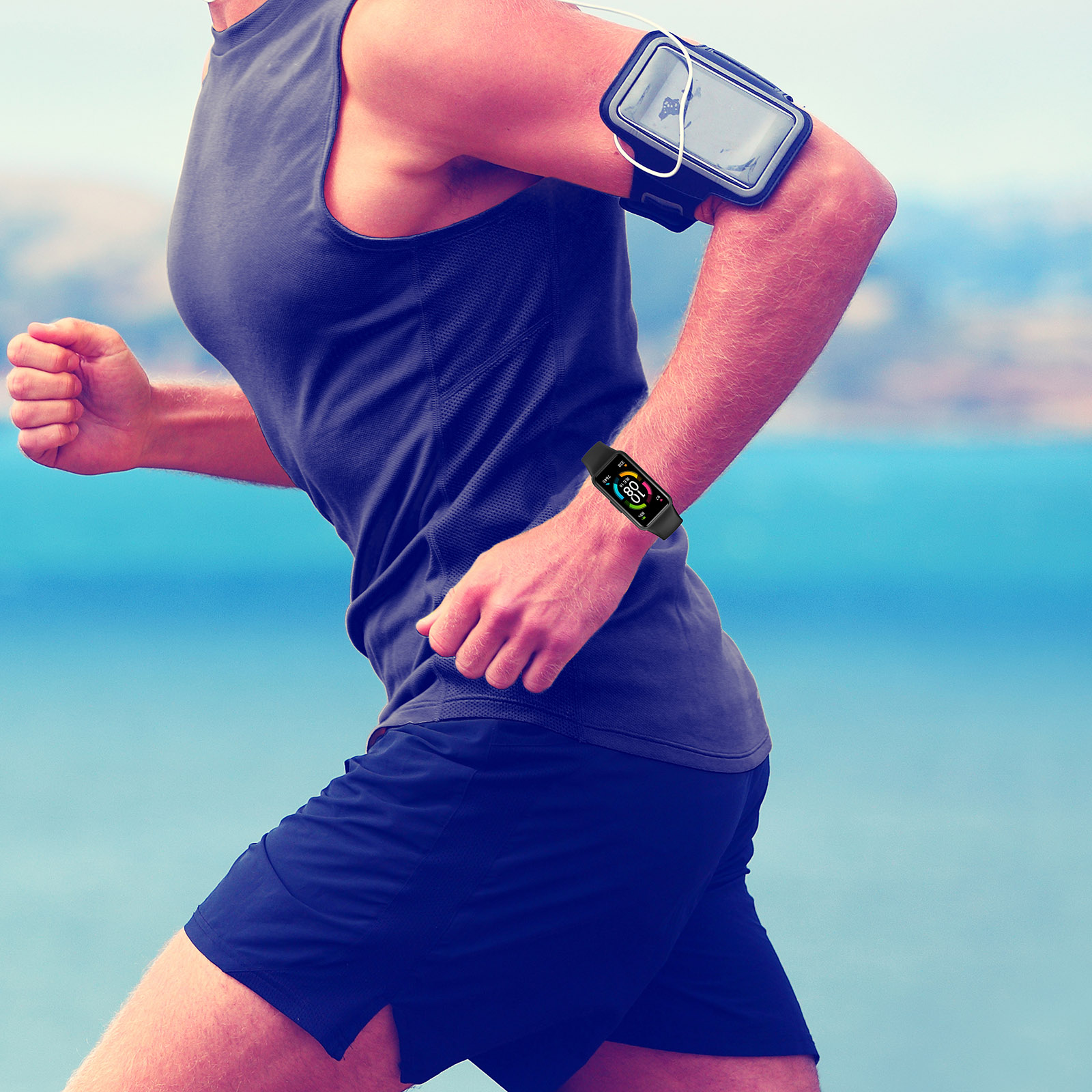 Bracelet de montre Sport en Silicone pour Huawei Honor Band 6 7 Bracelet de montre intelligente remplacement Original pour Huawei Band 6 7 Bracelet