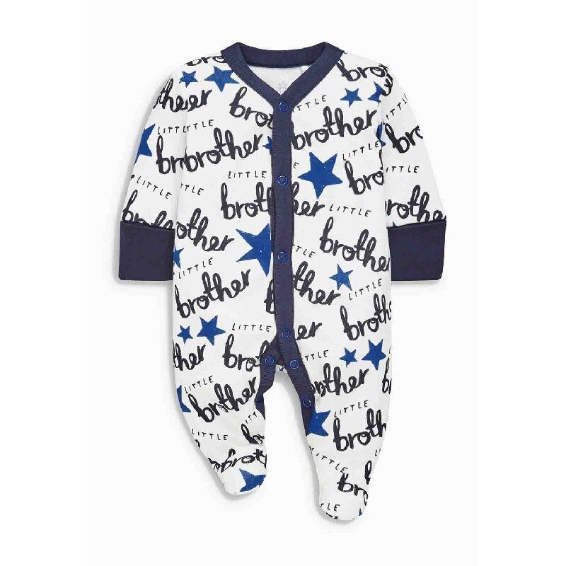 Lente Baby Footies Lange Mouw 100% Katoen Ropa De Bebe Nena Super Ster Jongens Meisjes Baby Boy Footie pyjama 0-24 M