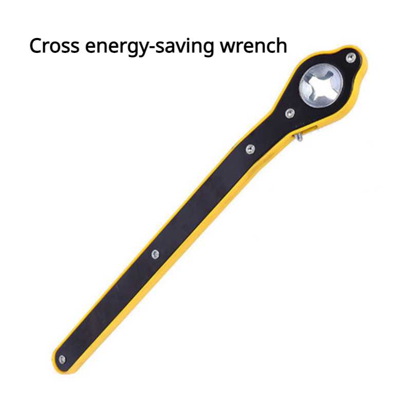 Llave de elevación de gato para coche, herramientas de mango de ahorro de trabajo de doble uso, herramientas de reparación de llave de gato Universal, accesorios: RED