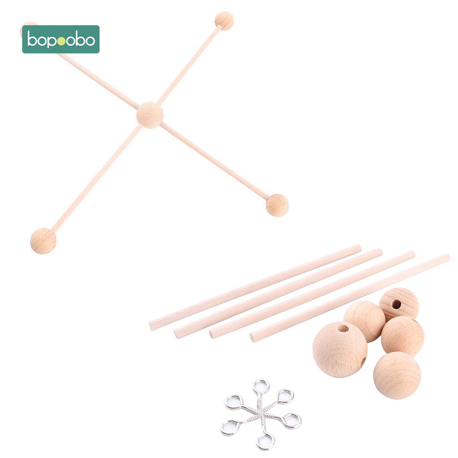 Bopoobo 5Set Baby Kleiderbügel Baby Mobile Krippe Aufhänger Rahmen Handy DIY Handwerk Baby Spielzeug Für Kinder Halter Arm Halterung baby Rassel
