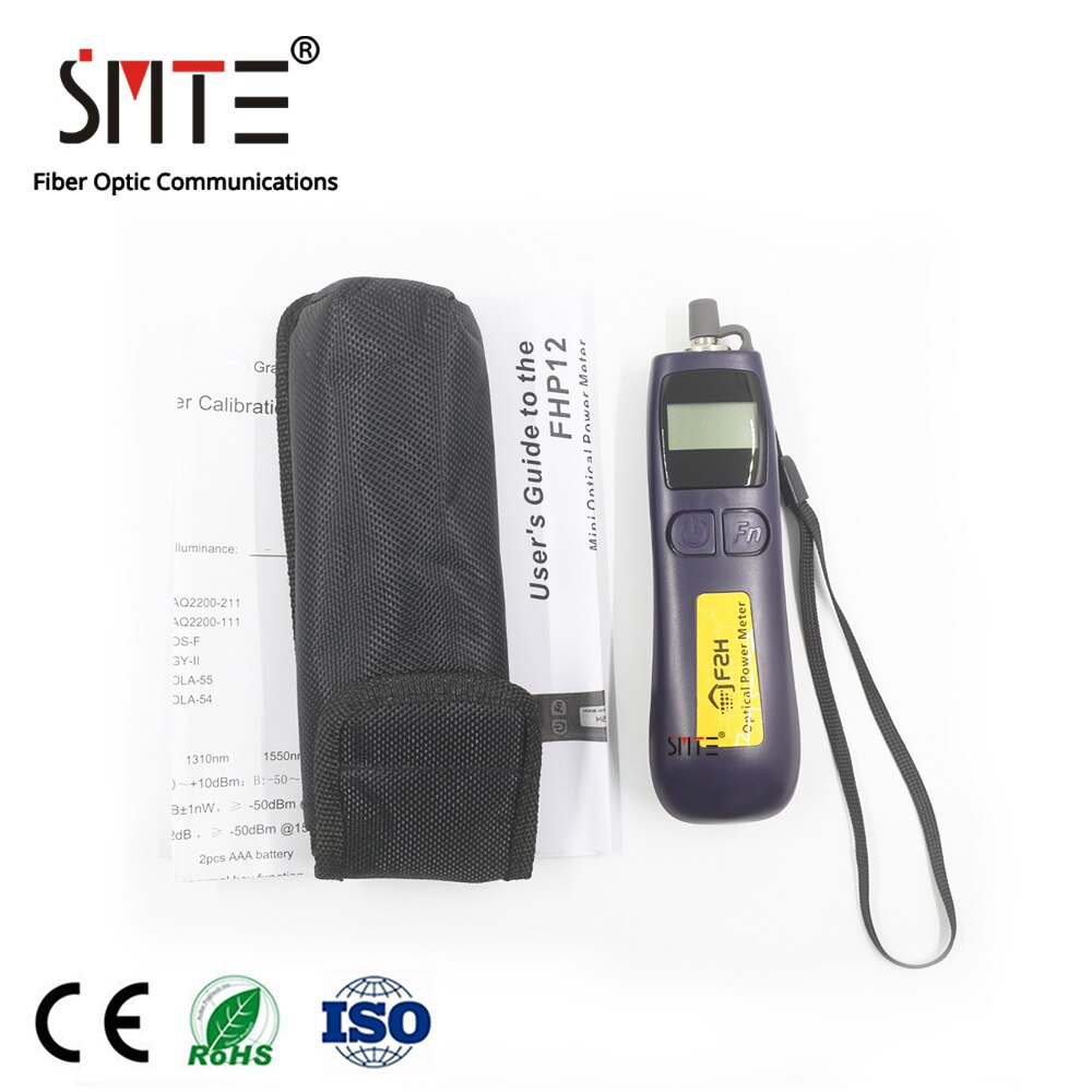 Telecommuniation FHP12A Grandway Handheld Mini Fiber Optische Power meter F2H FHP12-A-70 ~ + 10 dBm GZ12A14111