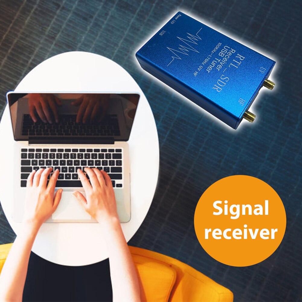 RTL SDR Receiver RTL2832U+R820T2 100KHz-1.7GHz UHF VHF HF RTL.SDR USB Tuner Receiver AM FM Radio for Radio Communication