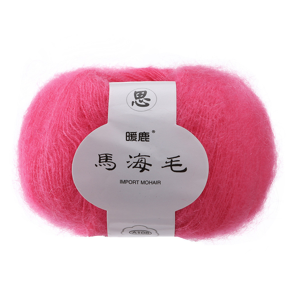 Mohair fil pas cher fil à tricoter doux Mohair tricot laine fil bricolage châle écharpe Crochet fil fournitures pour tricoter pull chaussette: I