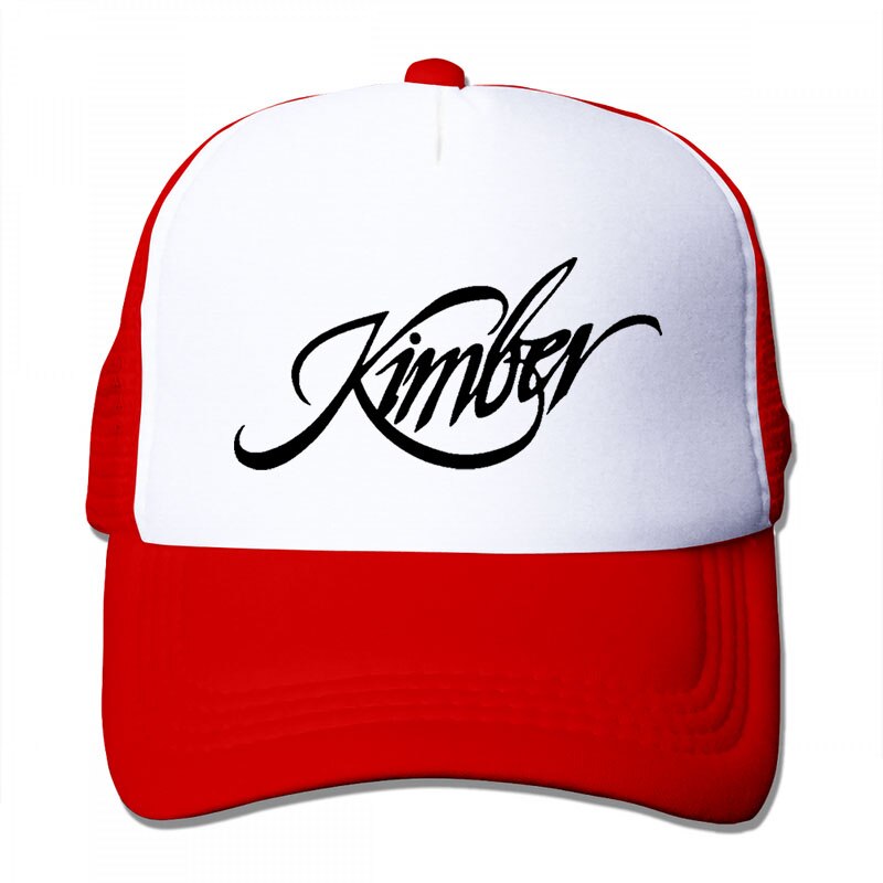 Kimber Manufacturing Baseball cap men women Trucker Hats adjustable cap: 3-Red