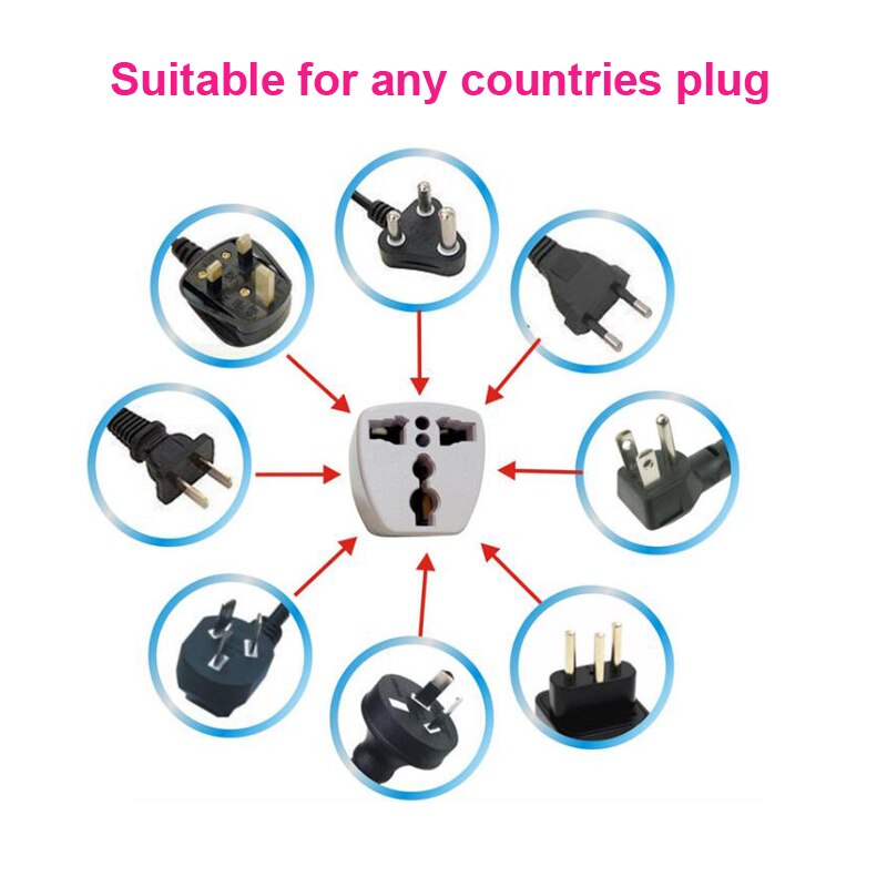 Universal adapter German plug Converter,suitable for German , France,Holland ,Denmark ,Belgium ,Spain etc.