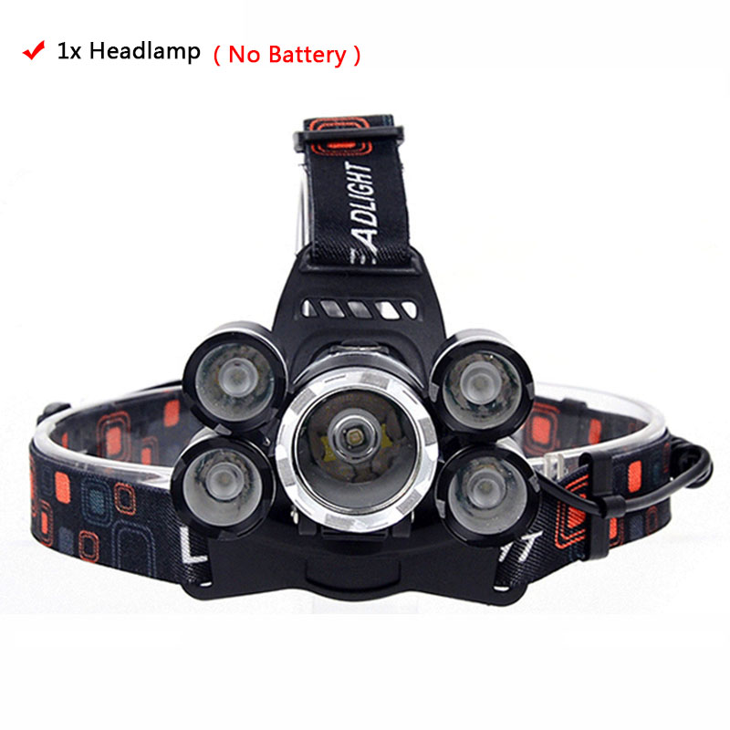 LED Scheinwerfer Jagd draussen scheinwerfer CREE XML 3/5 LED T6 Kopf Lampe Taschenlampe Torchhead licht mit 18650 batterie AC/ DC ladegerät