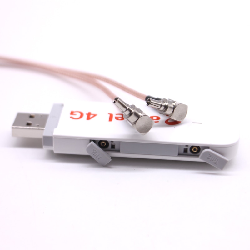 FME maschio a CRC9/TS9/Connettore SMA 3G 4G LTE antenna connettore divisore Combinatore RF Coassiale cavo a spirale per HUAWEI ZTE modem router