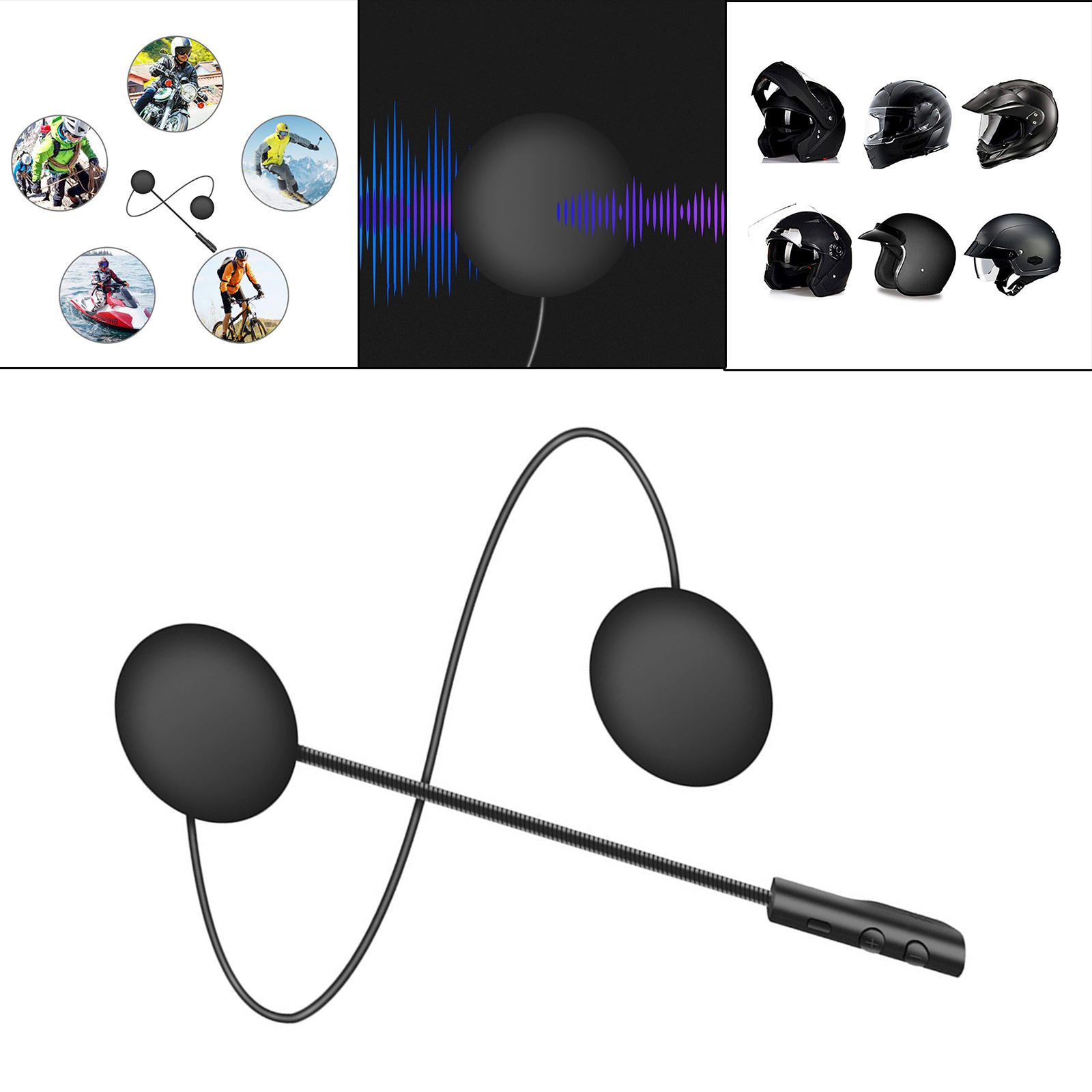 Helmet Headset Hands Free Automatic Answering Long Standby Time for Riding