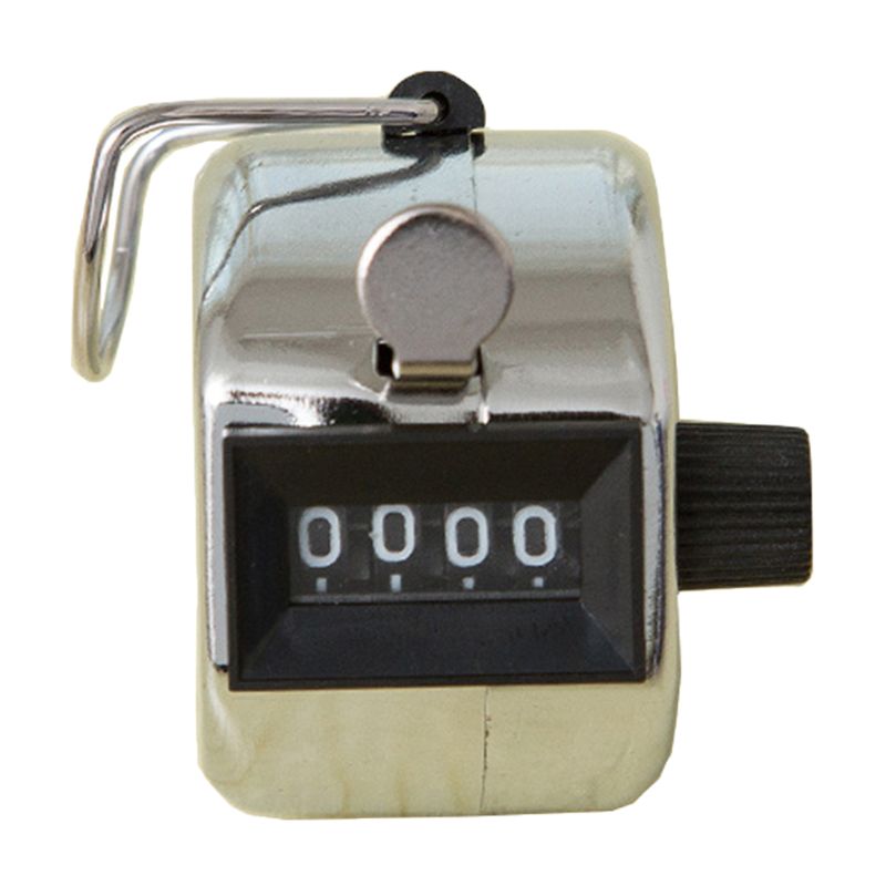 4 Digit Number Mini Hand Held Tally Counter Digital Counting Max. 9999 Counter 72XD