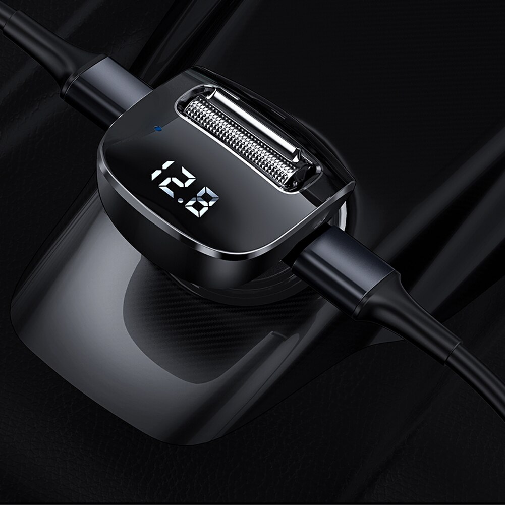 F40 FM Transmitter Wireless Modulator Bluetooth 5.0 AUX-out Handsfree Car Kit U Disk MP3 Player Dual USB Charger