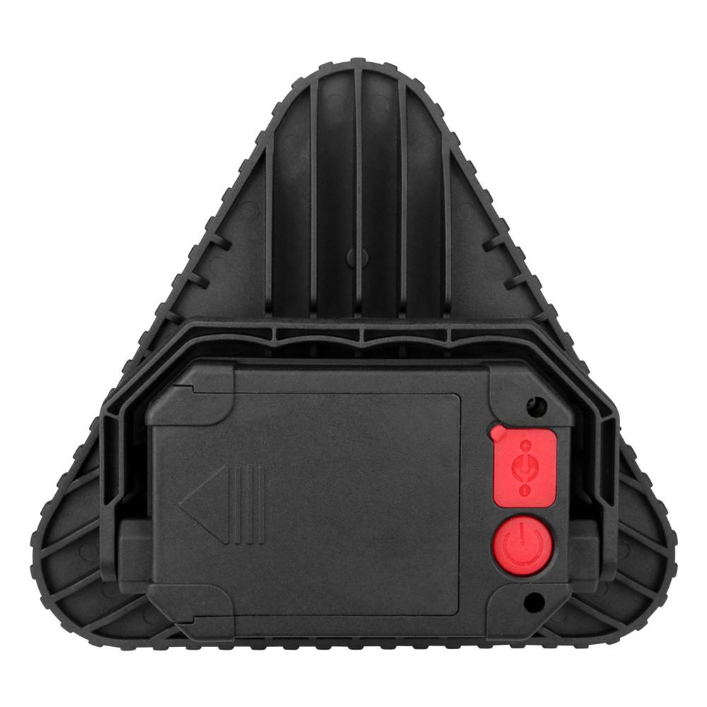 3 cob usb led varningsljus bil bröt nattridning dimma blinkande lampa säkerhetsindikatorlampa utomhus triangel camping tält ljus