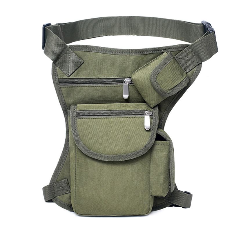 Outdoor Solid Color Leg Bag Texture Phone Large Capacity Waist Pack