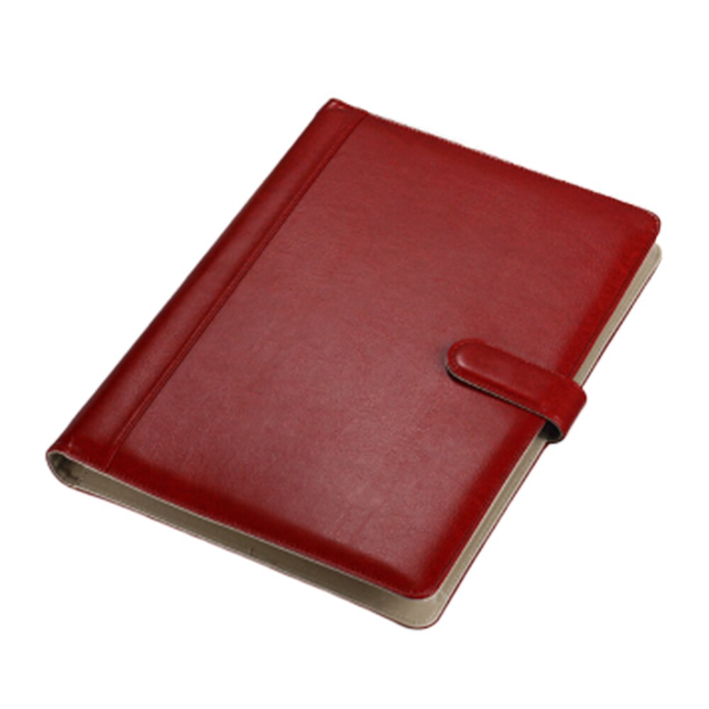 Kawaii Faux Skórzany A4 A5 zeszyt z kalkulatorem zamek błyskawiczny notatnik teczka teczka wykonawczy teczka podróżna zeszyt: A4 brązowy