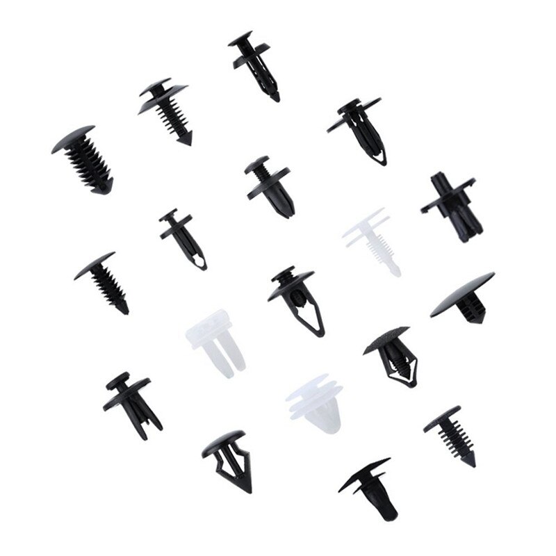 415 Pcs Car Retainer Clips &amp; Plastic Fasteners Kit - 18 Most Popular Sizes Auto Push Pin Rivets Set -Door Trim Panel Clips