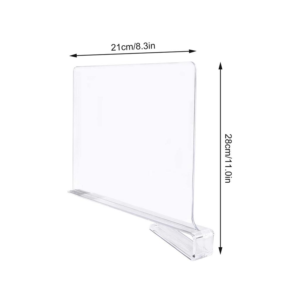 Closet Shelf Dividers Wardrobe Partition Shelves Divider Clothes Acrylic Shelving Storage Organizer Home Decorative