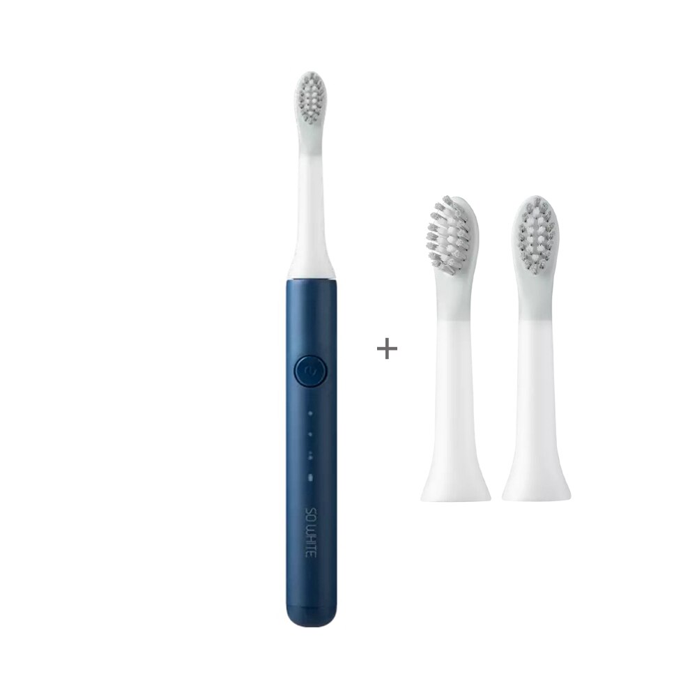 Xiaomi Best Seller Soocas So White EX3 Soocas Pinjing EX3 Sonic Electric Toothbrushes Xiaomi Tooth Brush Xiomi Toothbrush Adult: Blue with 2 Heads