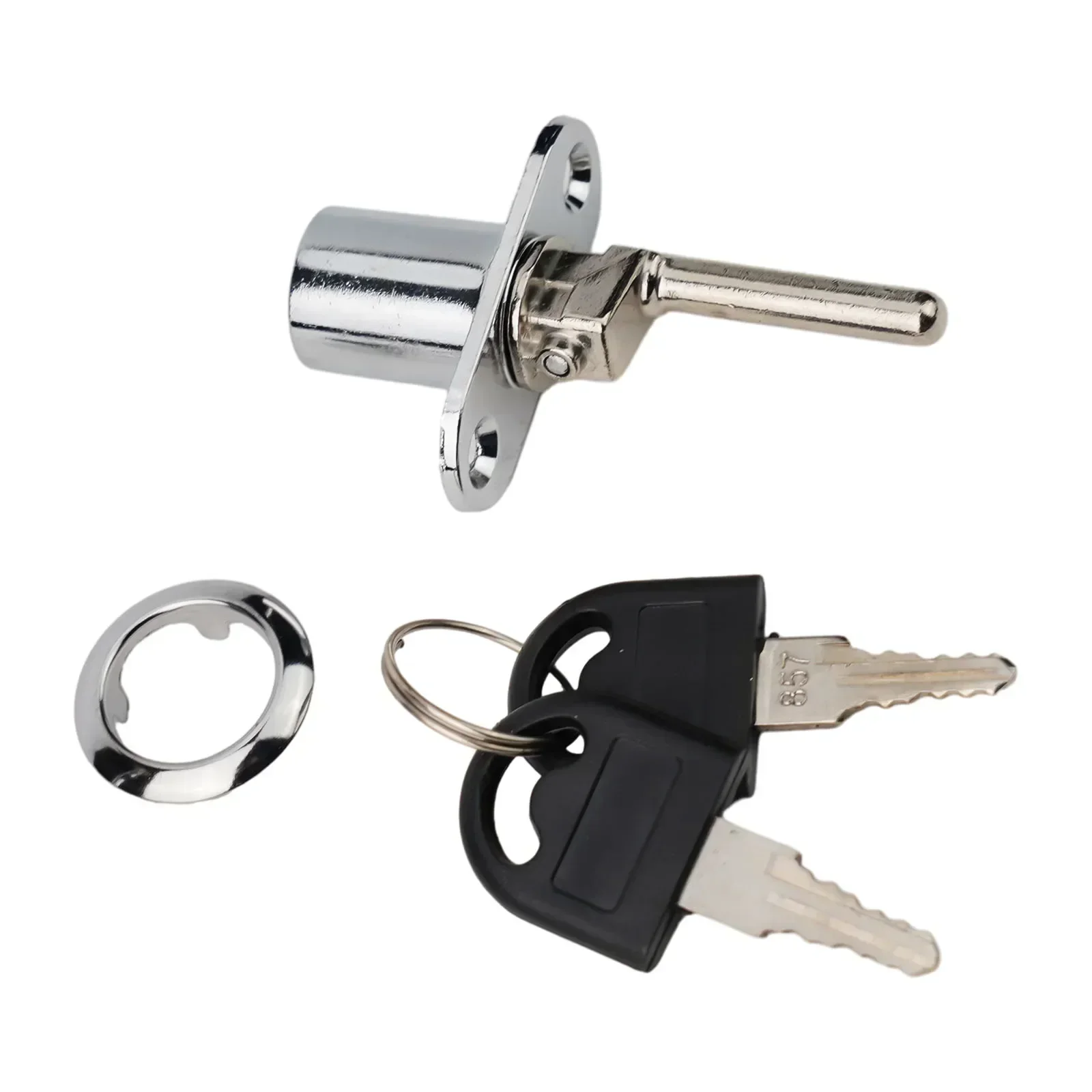 Drawer Lock Cylinder Triple Lock Desk Cabinet Drawer Front Lock With Keys Office Desk Furniture File Cabinet Lock Head