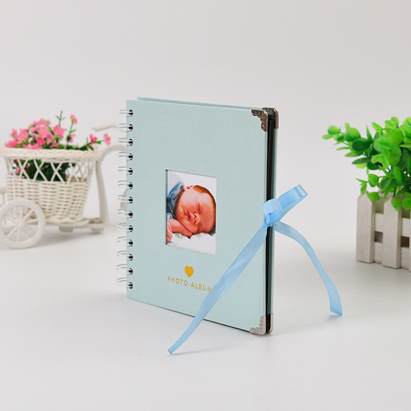 Diy baby scrapbooking blank fotograf album 20 sider mamma håndlagde fotoalbum minnesmerke jubileumsrekord