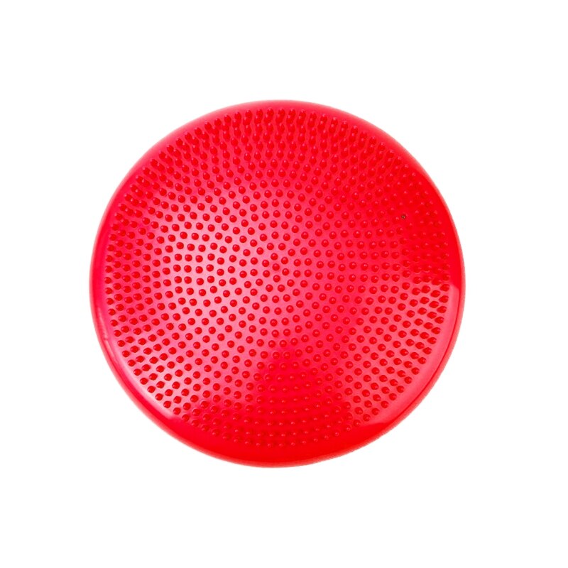 Yoga Wobble Cushion Multipurpose Inflatable Mat Sitting Posture and Attention Improvement Undulating Seat Pain Relieve: R