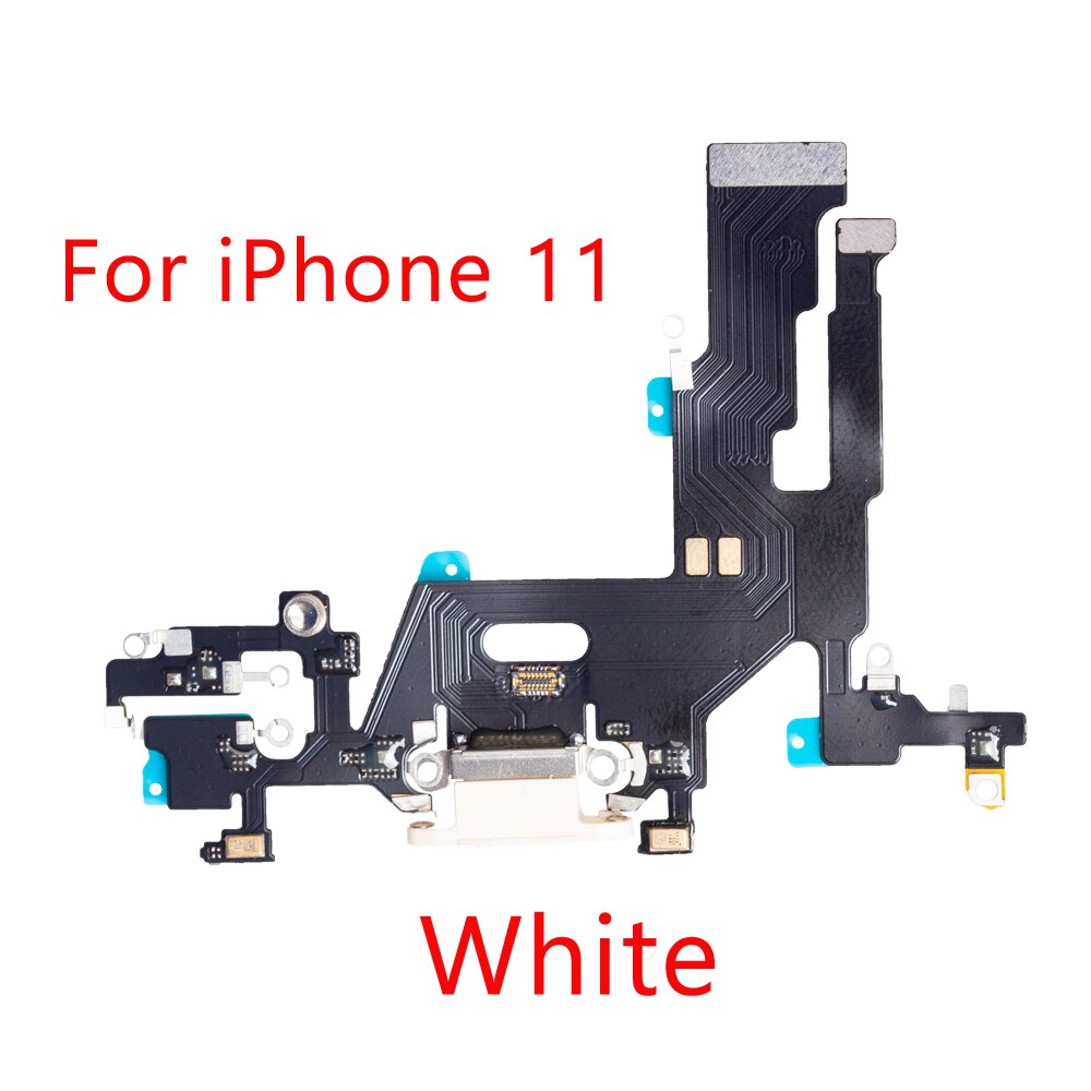 Charging Flex For iPhone 11 USB Charger Port Dock Connector With Mic Flex Cable Replacement