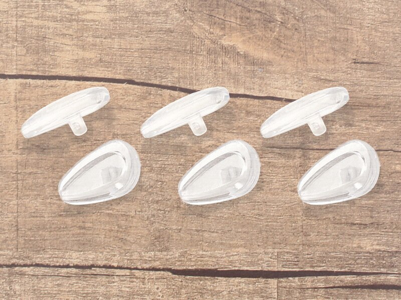 Vonxyz Ersatz Klar Nase Pads für für-Oakley Tincup Ochse3184 Tincup Kohlenstoff Ochse5094 Tincup 0,5 Ti Ochse5099 Rahmen Sorten: 3 Paare