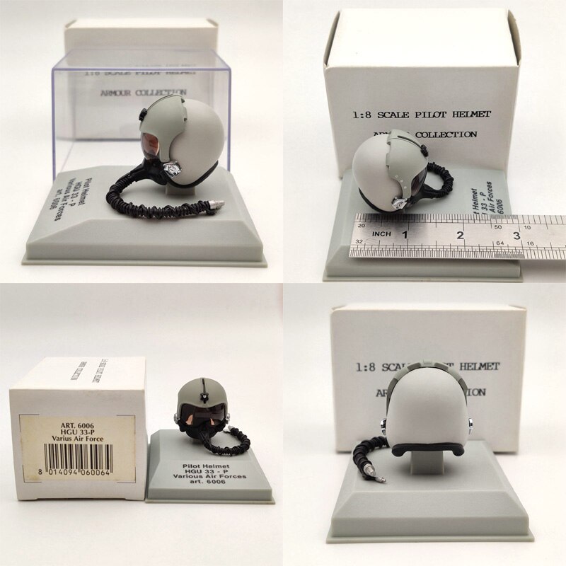 CDC Armour 1/8 Scale Pilot Helmet HGU 33P/26P/55P/MK 10/Gueneau 316/APH 6B Diecast Models Auto Toys Collection: 6006 HGU 33P