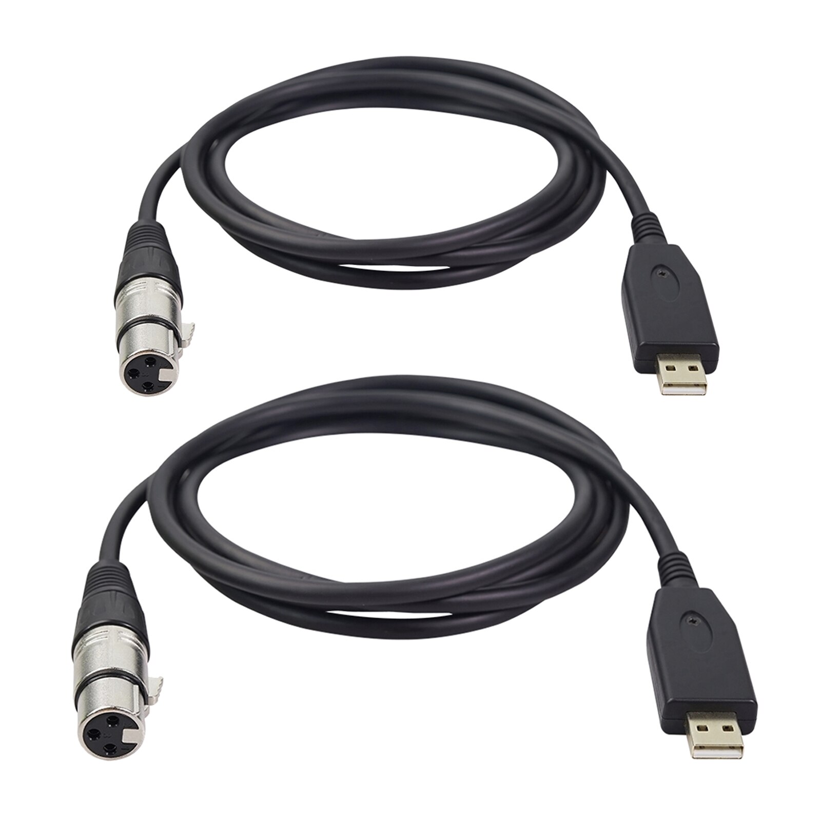 USB Male to 3 Pin XLR Female Microphone MIC Studio Audio Link Cable
