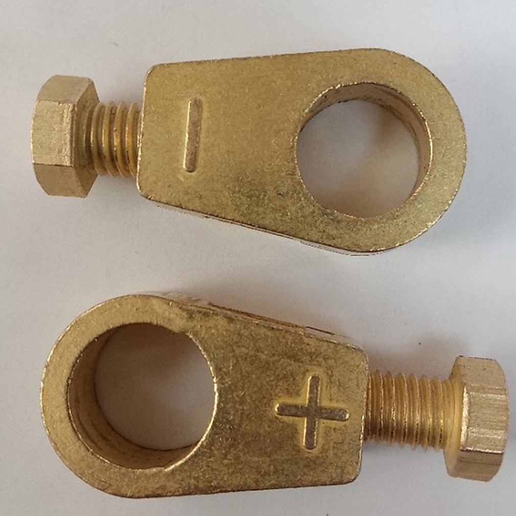 practical Car battery terminal clip brass connector battery trailer coupling head wear-resistant durabl