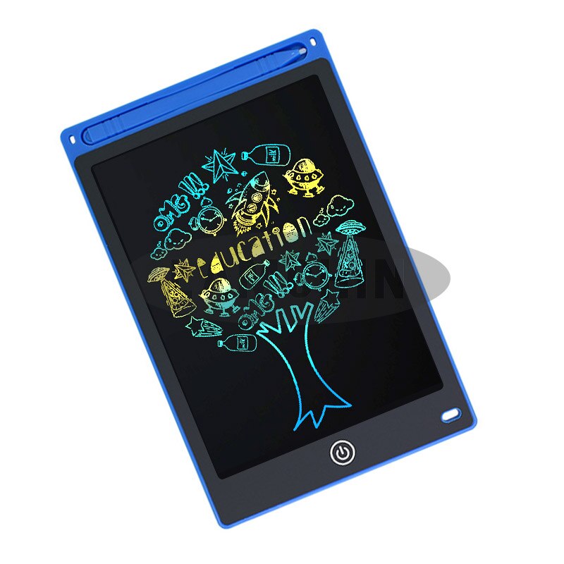 8.5 inch Writing Drawing Tablet LCD Writing Tablet Digital Erasable Drawing Tablet/Pad/Board For Kids Electronic Graphics Tablet: Blue Colorful 8.5