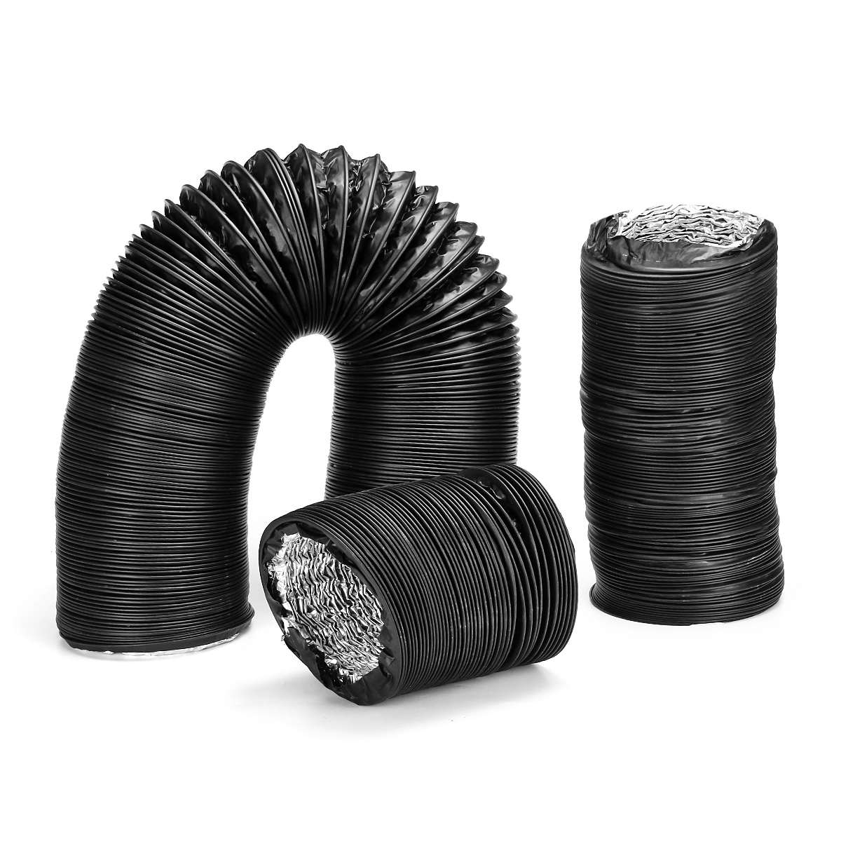 1.5/3/6M Dia.130mm Exhaust Tube PVC Aluminum Air Ventilation Ventilador Extractor Flexible Pipe Hose Kitchen Accessories Tools