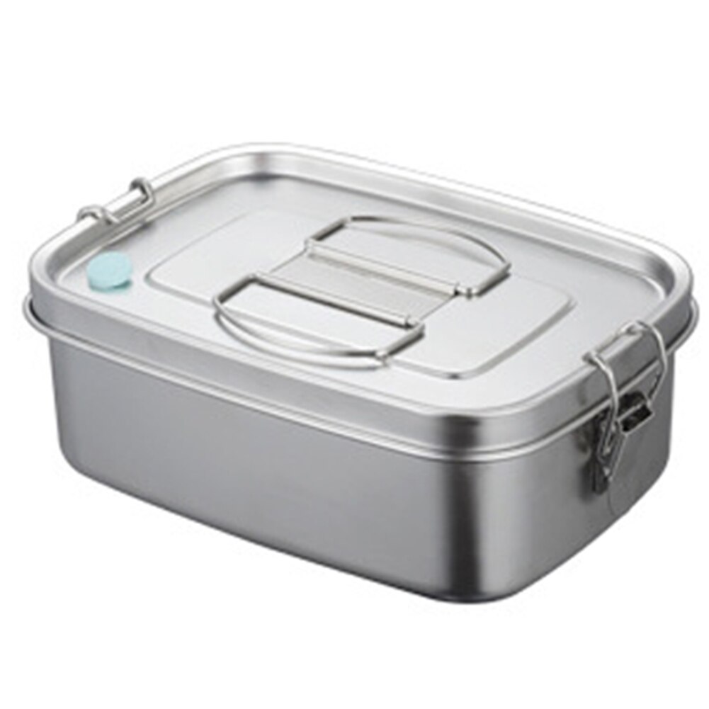 Lunch Box For Kids Adults Stainless Steel Large Capacity Storage School Office Kitchen Sandwich Sealed Food Container Dinnerware