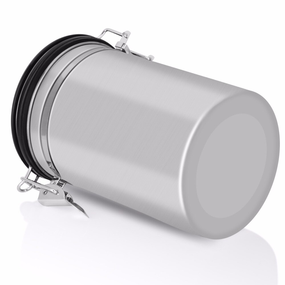 Large Airtight Coffee Container Stainless Steel Tea Storage Chests Kitchen Sotrage Canister Coffee Tea Caddies Teaware