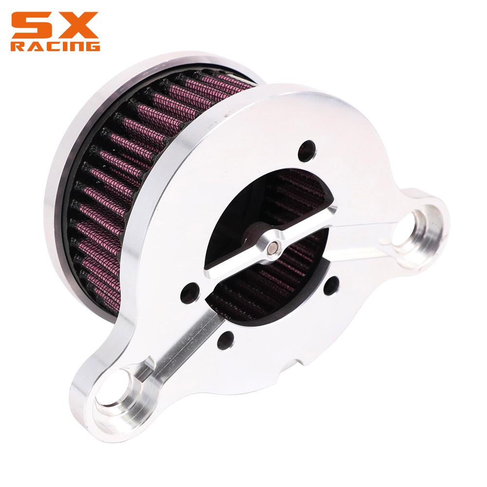 Kit de filtro de limpiador de aire CNC para motocicleta, sistema de admisión para Harley SPORTSTER XL883 XL1200 48 72 1991 XL 883 1200 Street Bike