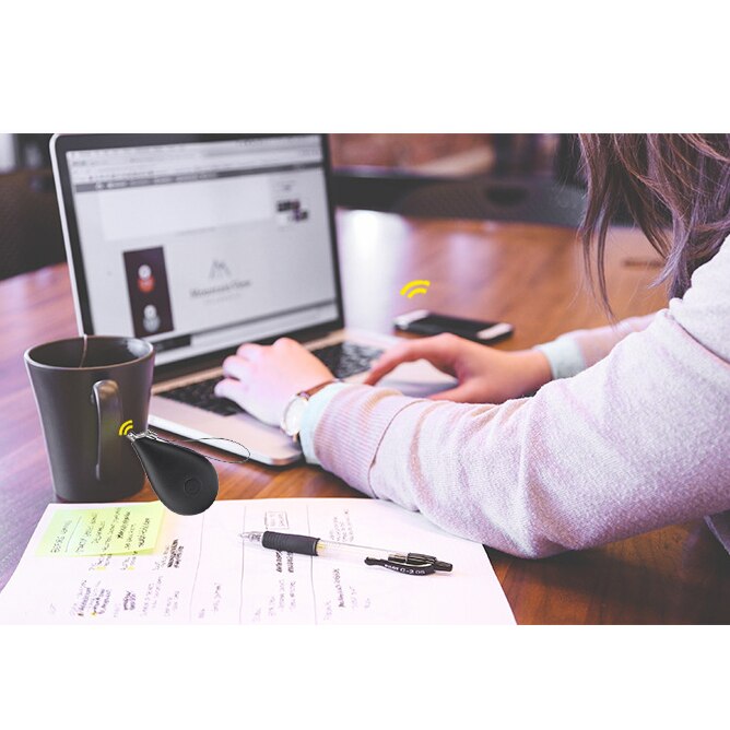 Key Finder Bluetooth Mini Smart Tracker Reminder Anti-Lost Locator for Child Wallet Work for Android IOS