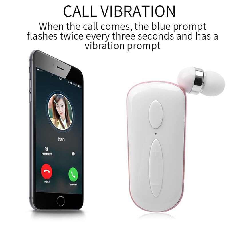 Mini-bluetooth-headset, tragbar, anruferinnerung durch vibration, trageclip, kopfhörer für smartphones,  f910 f920er- pack