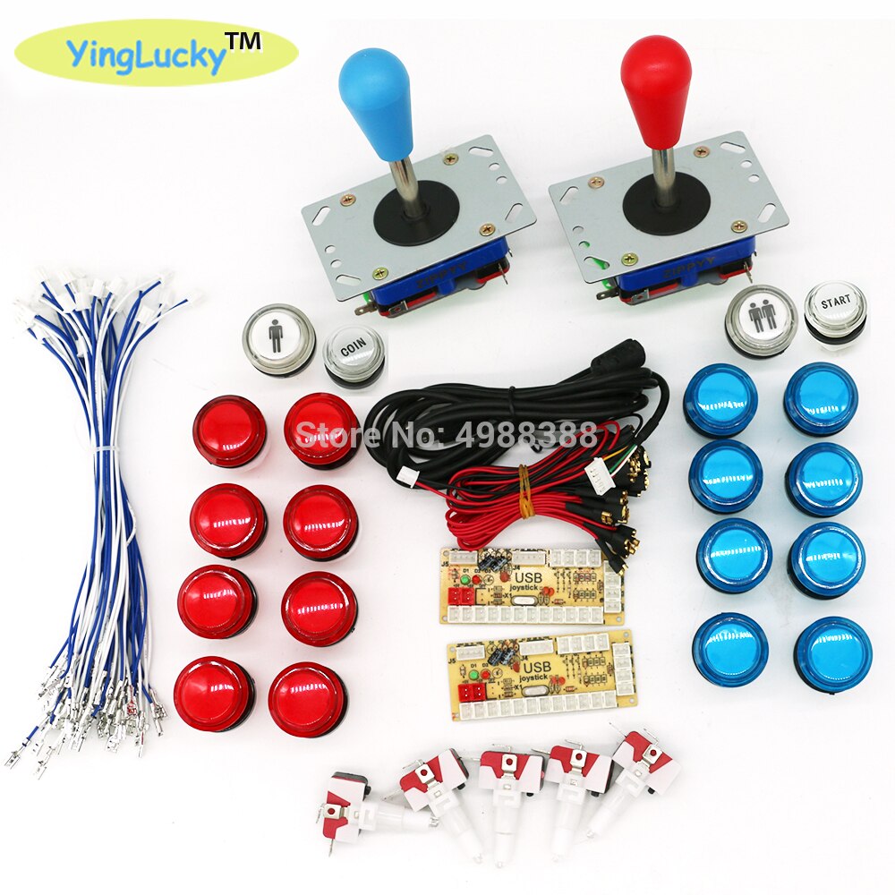 Zero Delay Arcade DIY kit for 5V led push sanwa bu... – Grandado