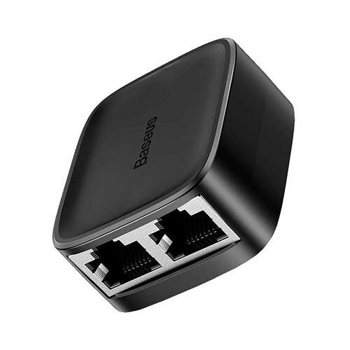 Xiaomi nettverksforlenger metall utvide nettverksport 100 måler signal stabil overføringe 2 alternativer svart: splitter