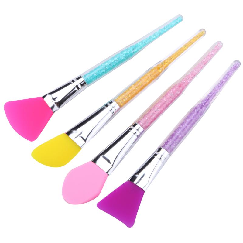 1pc Silicone Facial Mask Stirring Brush Cosmetic Makeup Brush Skin Face Care Tool Reuseable Durable Cleaning Women