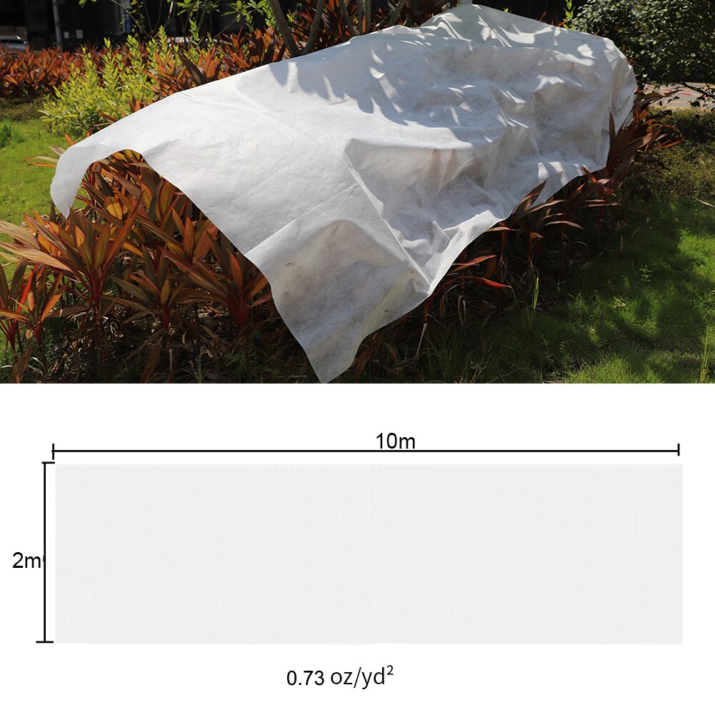 Non-woven Fabric Insect Organic Net Garden Greenhouse Frosty Cover Crop Fruit Tree Flower Plant Pond Protective Cover